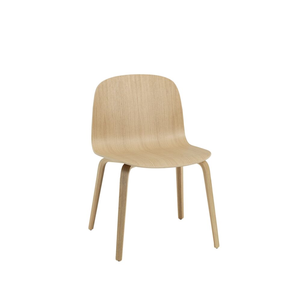 Visu Wide Chair Wood by Muuto