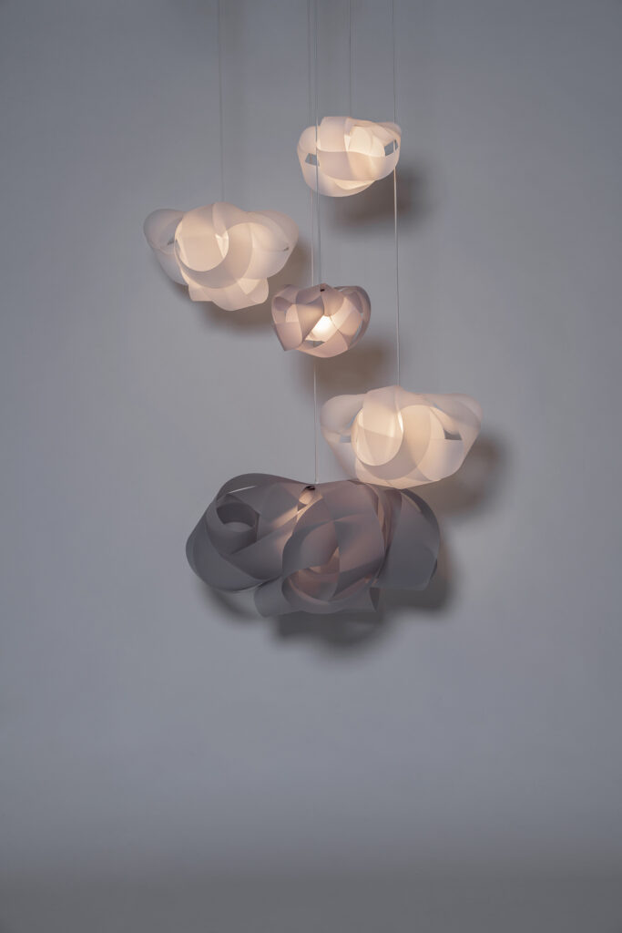 Ribbon Cloud Pendants by LightArt